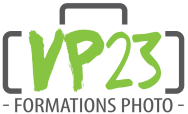 Logo VP23 - Formations photo - Cours photo - Stage Photo - Voyage photo - VP23 - Mickaël Bonnami Photographe