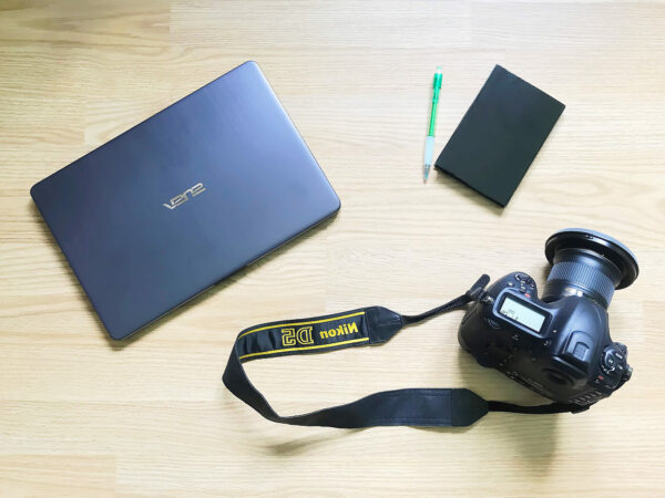 Atelier photo - MAtériel photo - Nikon D5 - Asus - Prise de notes