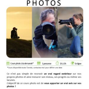Cours photo en ligne - VP23 formations photo - Mickaël Bonnami Photographe - Pack 7 cours photo en ligne